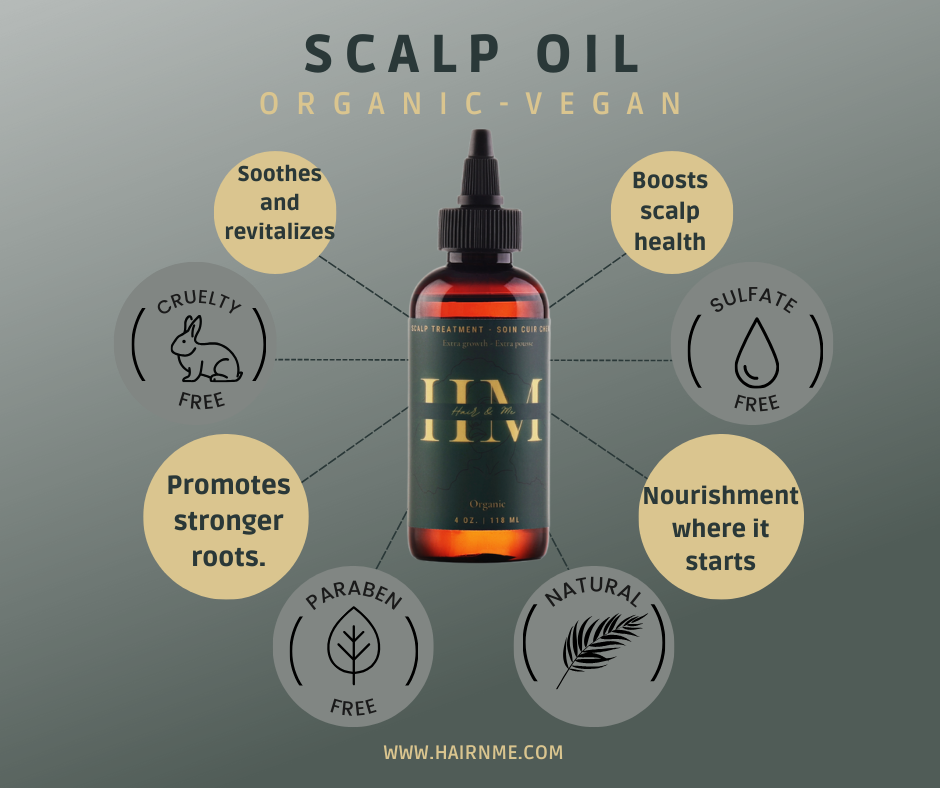 Huile revitalisante pour le cuir chevelu HairNme